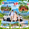 Xe ghép Bắc Giang đi Phú Thọ đưa đón tận nơi giá rẻ 24/7