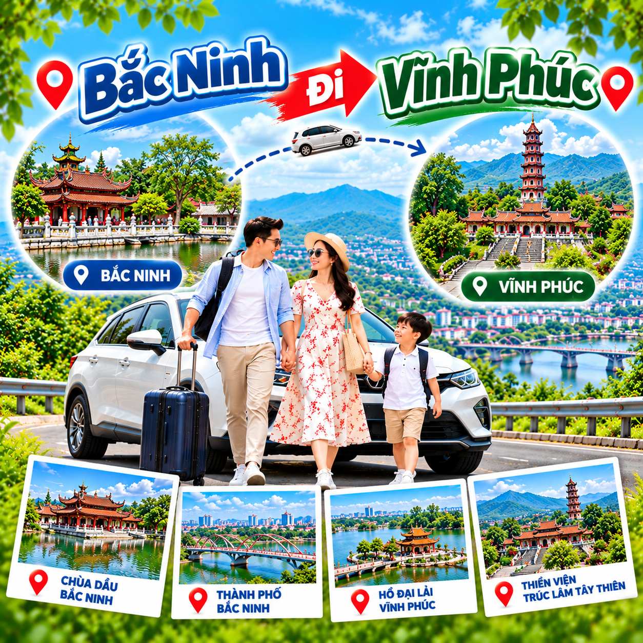 Trang Chủ Xe ghép Bắc Ninh đi Vĩnh Phúc đưa đón tận nơi giá rẻ 24/7