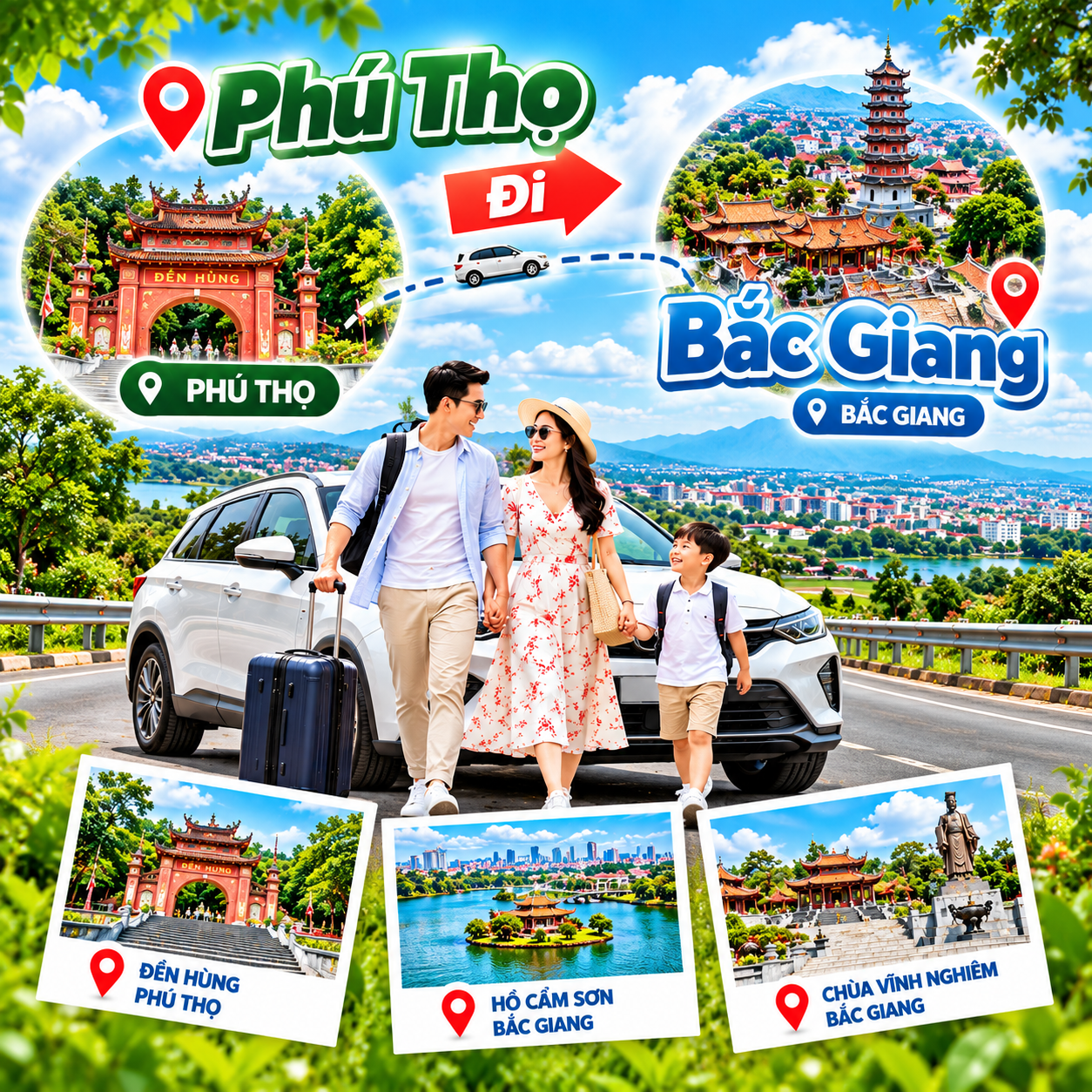 Trang Chủ Alternative view of Xe Ghép Phú Thọ Đi Bắc Giang – Đưa Đón Tận Nơi, Giá Rẻ 24/7